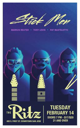 Stick Men, The Ritz Feb 14