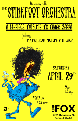 Stinkfoot Orchestra w/ Napoleon Murphy Brock, Club Fox, Sat Apr 29