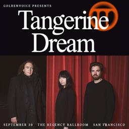 Tangerine Dream, Regency Ballroom, Wed Sep 20