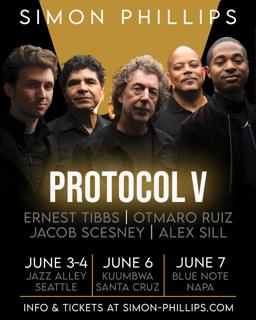 Simon Philips Protocol V, Blue Note, Sat Jun 7