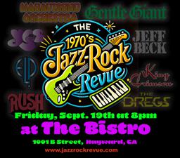 Joshua Cedar's Jazz-Rock Revue, Bistro, Fri Sep 19