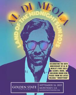 Al Di Meola, Golden State Theatre, Tue Sep 16