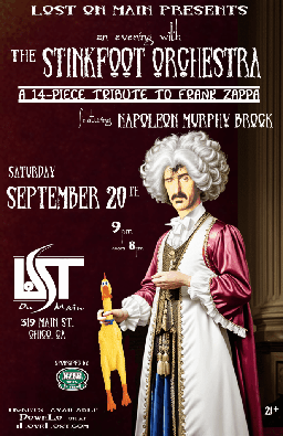Stinkfoot Orchestra w/ Napoleon Murphy Brock, Lost on Main, Sat Sep 20