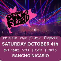 Pete Floyd (Pink Floyd tribute), Rancho Nicasio, Sat Oct 4